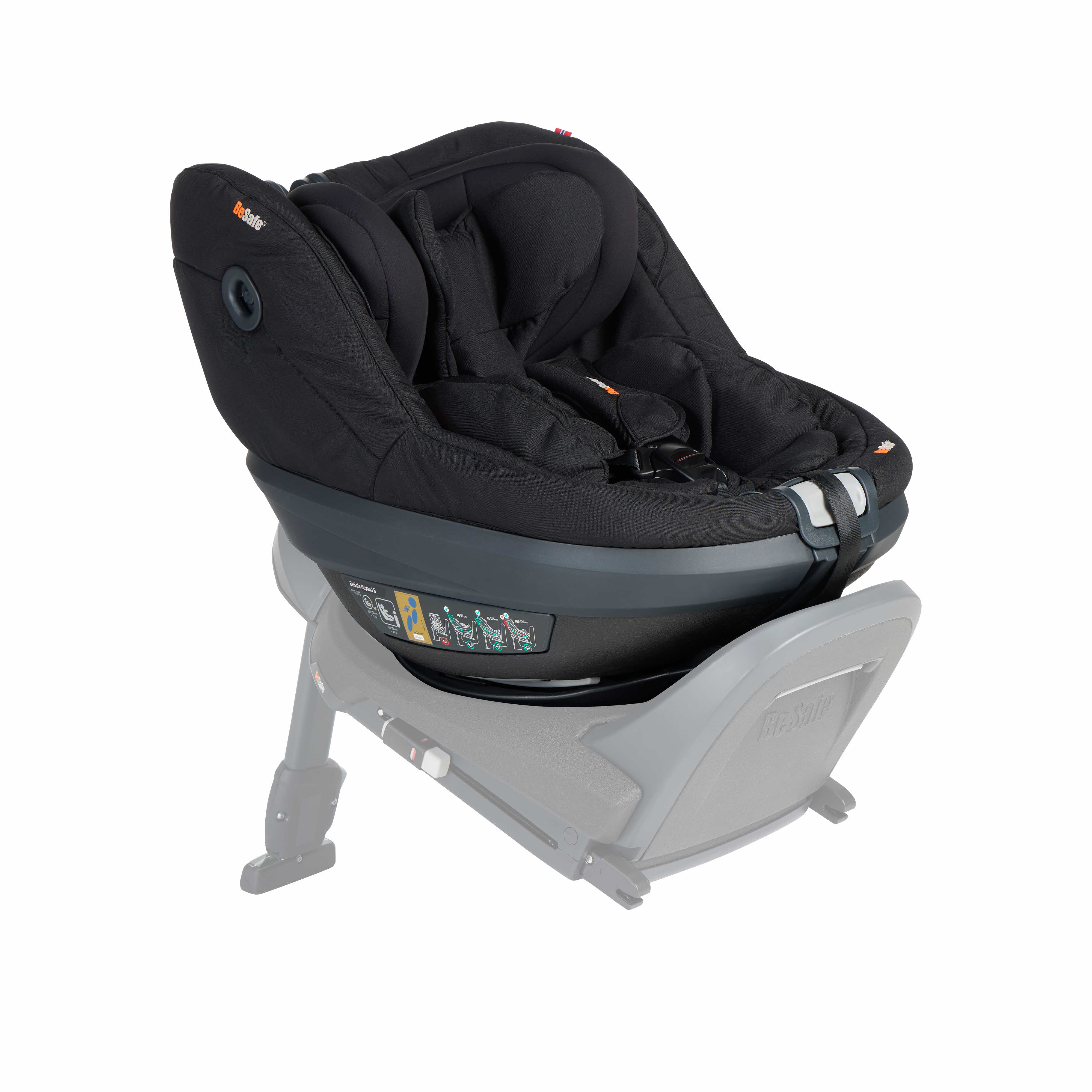 BeSafe Beyond² B Fresh Black Cab con Baby Shell y base ISOFIX Beyond Base