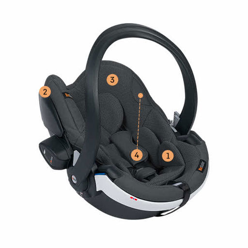 Baby car seat suitable from birth up to approx. 1 year. The