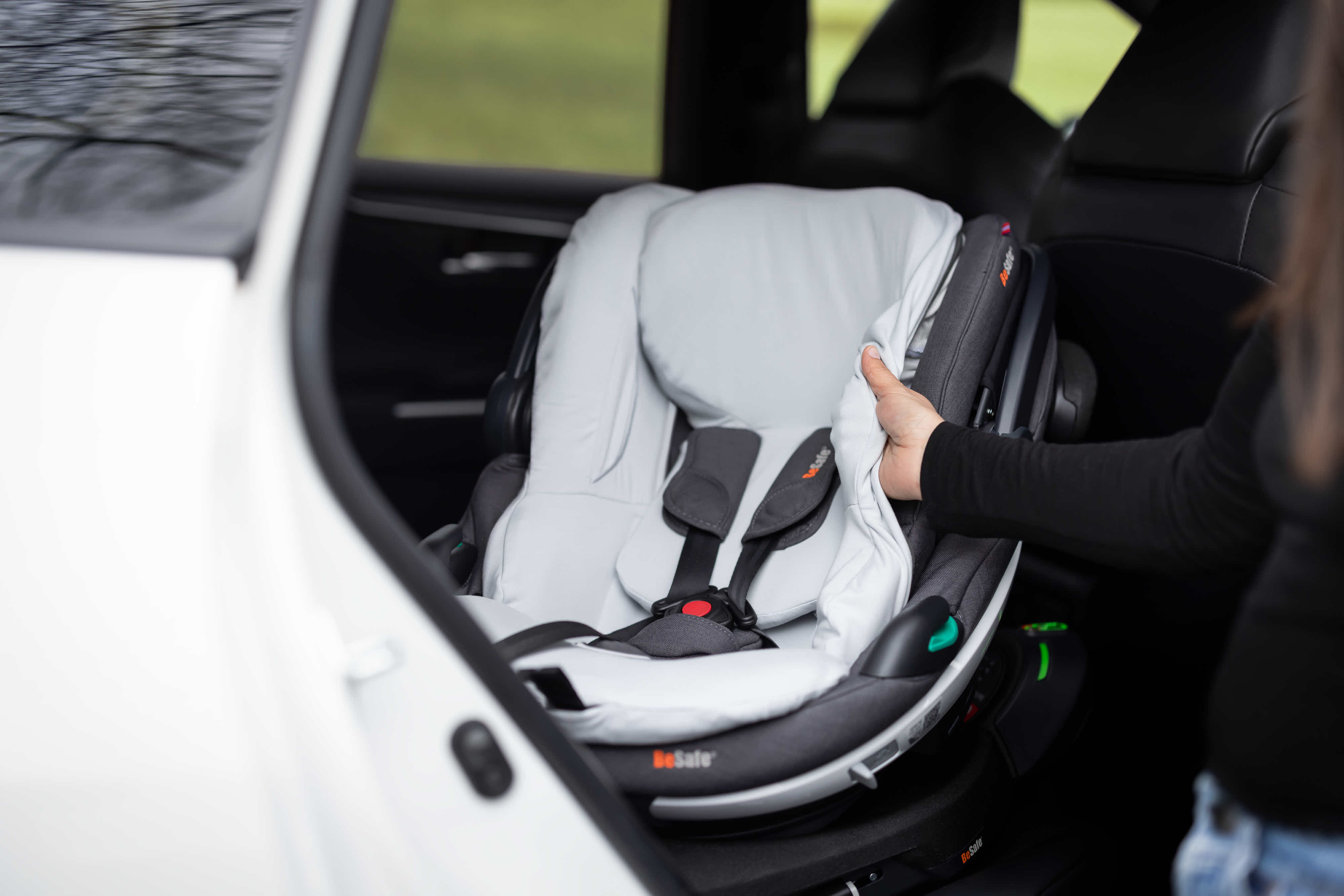 Sommerbezug Aus Frottee Für HTS Kindersitze - 100% Baumwolle Für Besafe IZi Comfort X3, Combi X4, Kid X2